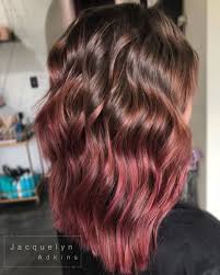 Dark purple, dark blue hair with pink highlights. 49 Best Ideas For Hair Pink Dark Roots Bright Dark Pink Hair Medium Hair Color Pink Ombre Hair