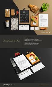 Restaurant Bar Stationery Mock Up Stationery Branding Stationery Mockup Branding Mockups