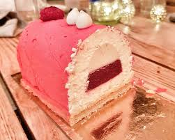 Buche Au Citron Insert Framboise Et Panna Cotta Chocolat Blanc Et Biscuit Sable Recette Patisserie Facile Insert Framboise Gateaux Et Desserts