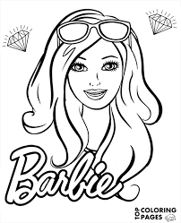 Check back here in the coming weeks for more coloring pages, as we'll continue adding to this collection. Barbie S Face Free Coloring Page Books Sheet