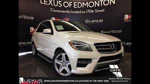 Used 2015 White Mercedes Benz M Class 4matic Ml350 Bluetec Review Lethbridge Alberta Youtube