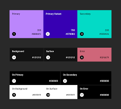 Some colors may be bright and show up vibrantly on a particular background color, such as blue on black, but they are poor contrast choices. Dark Theme Material Design