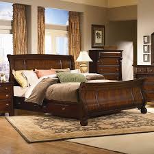 Georgetown Sleigh Bed In Antiqued Cherry Sleigh Bedroom Set Bedroom Sets Bedroom Furniture