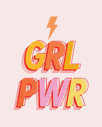 grl pwr girl power art print by teesha derrick x small art collage wall inspirational quotes bedroom wall collage