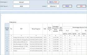 Cara menghitung gaji pns menggunakan excel. Aplikasi Excel Formulir Perhitungan Tunjangan Kinerja Excelmaniacs