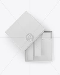 Download Gift Box With Cosmetic Set Mockup In Box Mockups On Yellow Images Object Mockups