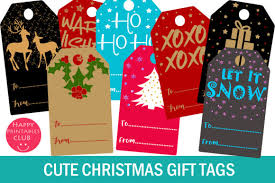 Download Christmas Gift Tags Holiday Gift Tags Graphic By Happy Printables Club Creative Fabrica PSD Mockup Templates