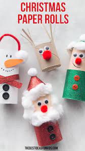 Christmas Crafts Christmas Toilet Paper Roll Crafts Basteln Weihnachten Bastelarbeiten Weihnachtsbasteln