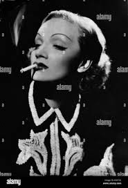 Dietrich film smoking marlene hi-res stock photography and images