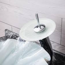 About 47% of these are kitchen faucets, 36 a wide variety of wasserhahn options are available to you, such as style, valve core material, and number of. Glas Waschbecken Set Mit Wasserfall Wasserhahn Muschel Design