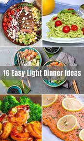 Forget flipping through all your cookbooks for inspiration for dinner. 16 Easy Light Dinner Ideas Healthy Recipes To Make Tonight Izzycooking
