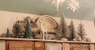 Christmas Decorating Above Kitchen Cabinets