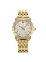 Tory Burch Whitney Classic Gold Tone Steel Swiss Quartz Ladies Watch Trb8002 Pre Owned Walmart Com