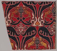 Date Late 15th Century Geography Made In Probably Granada Spain Medium Silk Lampas Weave Antique Textiles Textile Patterns Textiles