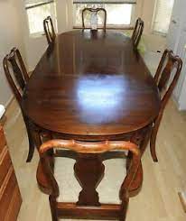 Ethan allen american expressions (mission) cherry dining room set with 11 pieces. Ethan Allen Queen Anne Style Dining Furniture Sets For Sale Ebay