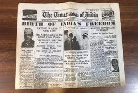 Times of India dated 15th August 1947 ...