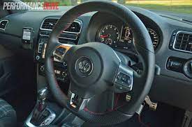It has a raft of bespoke decor, including a red strip. 2013 Volkswagen Polo Gti Review Video Performancedrive