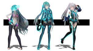 Wow This Is My Other Miku Append Edit Lt 3 This All Making In Last Month Making Me Crazy Lol Nbsp Nbsp Hope You Li Mmd Models Mmd Model Cute Anime Character
