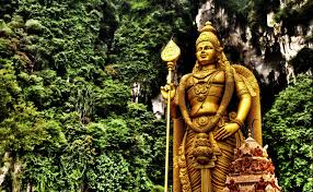 Lord Murugan Malaysia Gold Statue Asia Malaysia Nature Golden Malaysia Temple Statue Murugan 4k Wallpap Lord Murugan Wallpapers Lord Murugan Statue