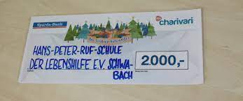 Cookies sind hilfreiche datenpakete, die es uns als anbieter erleichtern, ihnen eine optimal bedienbare webseite anzubieten. Spende Fur Die Hans Peter Ruf Schule Lebenshilfe Schwabach Roth E V