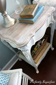 Guest Bedroom End Table Makeover Perfectly Imperfect Blog Distressed Furniture Furniture End Table Makeover