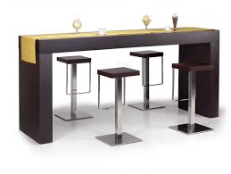 Decorations Modern Minimalist Tables For Bars Using Chrome Legs Square Bar Stools Also Yellow Sack Center Table Stunning Bar Bar Table High Bar Table Pub Table