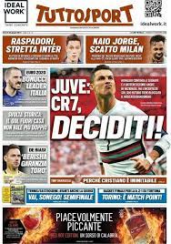 Publié le 25 mai 2021 à 20h30 par a.c. L Apertura Di Tuttosport Juve Cr7 Deciditi Il Mercato Dipende Anche Dal Portoghese Tuttomercatoweb Com