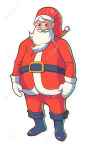 Regarde le dessin et dis : Illustration Couleur Du Pere Noel Dans Le Style De Bande Dessinee Clip Art Libres De Droits Vecteurs Et Illustration Image 67514889