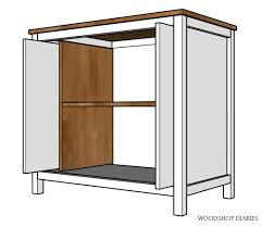 You can make it out of a single sheet of 3/4″ plywood. Pocket Door Cabinet Build Building Plans And Tutorial