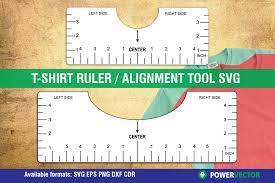 Download Tshirt Ruler Svg T Shirt Alignment Tool Dxf Vector Files 1115877 Laser Engraving Design Bundles