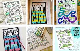This free printable budget binder includes 20+ pages of financial printables for 2017. Resource Of The Month Debt Free Charts