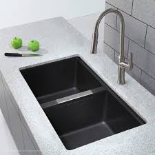 double basin undermount kitchen sink