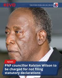 The Director of Corruption Prosecution has accepted a recommendation that  PNP councillor for the Ginger Ridge division in St. Catherine, Ralston  Wilson, be charged for failing to file his statutory declarations. READ