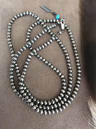 Pin On Navajo Pearl Sterling Necklaces