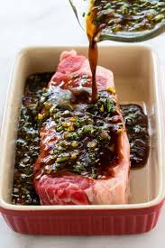 In a mixing bowl whisk together balsamic vinegar i like to use new york strip steaks here, other great options are rib eye, top sirloin, flank or skirt steak. The Best Steak Marinade Recipe Jessica Gavin