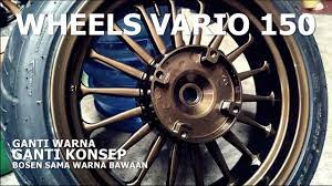Hayo siapa lagi yang ingin membuat vario 150 dan all new vario 125 nya menjadi elegan seperti ini ? Vario Modifikasi Merubah Warna Cat Velg Dengan Mudah Di Rumah Madivlog Youtube