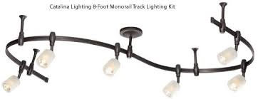 Catalina Lighting 19657 001 8 Foot Monorail Track Lighting Kit Monorail Systems Deep Discount Lighting Light Low Voltage Lighting Lighting System