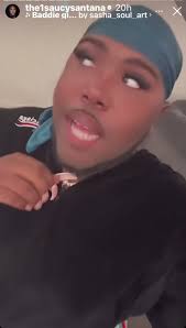 Anna Clowing Saucy Santana