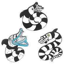 See more ideas about beetlejuice, tim burton, beetlejuice cartoon. 1 Set Beetlejuice Cartoon Sandworm Lydia Deetz Reptile Animal Occult Gift Black White Snake Soft Enamel Pin Snake Brooches Pins Brooches Aliexpress