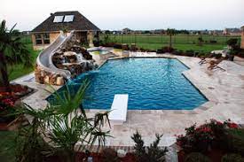 4 x 18 long lag screws; Travertine Geometric Pool With Rock Slide And Grotto Traditional Pool Dallas By Sam S Outdoor Living Houzz