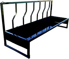 1 1/2 square tubing frame. Single Sided In Line Steel Feed Bunk S B Custom Innovations Cattle Equipment Manufacturer