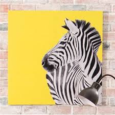 Homemaker Zebra Printed Canvas Zebra Wall Art Canvas Prints Zebra