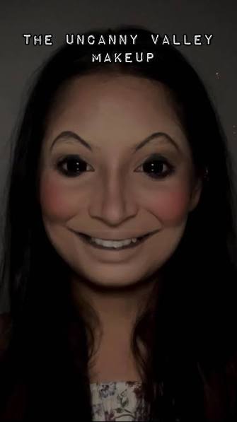 Uncanny Valley - Someone that appears to be human but there's just  something off about the way they look and behave that leave an unsettling  feeling that they should not be trusted., My attempt of ...