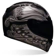 Amazon Com Bell Vortex Monarch Tonal Full Face Motorcycle Helmet Black Silver Large Automotive Helmet Motorcycle Helmet Design Bell Helmet