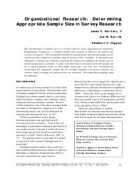 In the article small sample techniques, the research division of the national education association has published a formula for determining sample size. Pdf Determining Appropriate Sample Size Jamshid Khattak Academia Edu