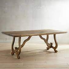 Style your perfect dining room with our selection of rectangular, round, and wooden dining tables online at pier 1. Nantes French Country Carved Reclaimed Elm Wood Dining Table Look For Less