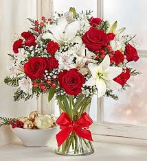 Fields Of Europe Winter Bliss 1800flowers Com 145041 Christmas Floral Arrangements Holiday Flower Valentine Flower Arrangements