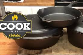 Dutch ovens are traditionally made with cast iron (given its durability, heat distribution and heat retention properties), but you'll also see cast aluminum and ceramic pots on the market. How To Season Your New Cast Iron Bass Pro Shops