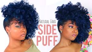 If you are a fan of these. Natural Hair Big Side Swept Puff Tutorial Quick Pin Up Curly Hairstyle For Short Medium Hair Youtube