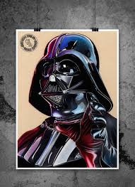 I played around with a little bit of character design to update and refine the character a little and then i went ahead turned a sketch of darth vader force choking me. Darth Vader Fine Art Print Hand Drawing Star Wars Art Darth Vader Art Star Wars Fan Art